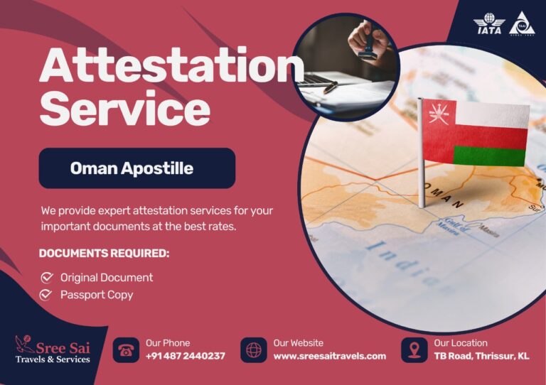 Oman Apostille Attestation in Thrissur